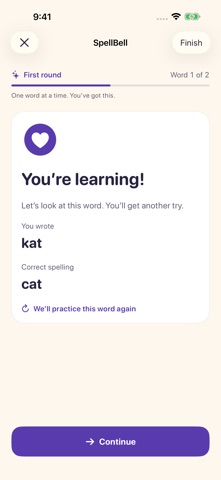 SpellBell: Spelling Practice screenshot 2