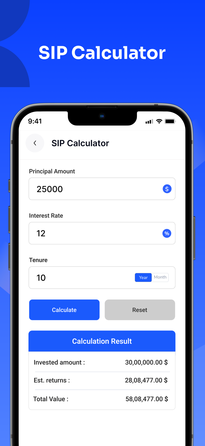 Finance - Loan EMI Calculator