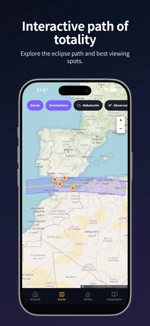 EclipseGo: Solar Eclipse 2027 screenshot 2