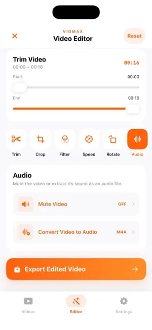 Vidmax : Video Player & Editor screenshot 4