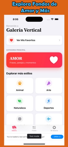 Historia de Amor Fondos screenshot