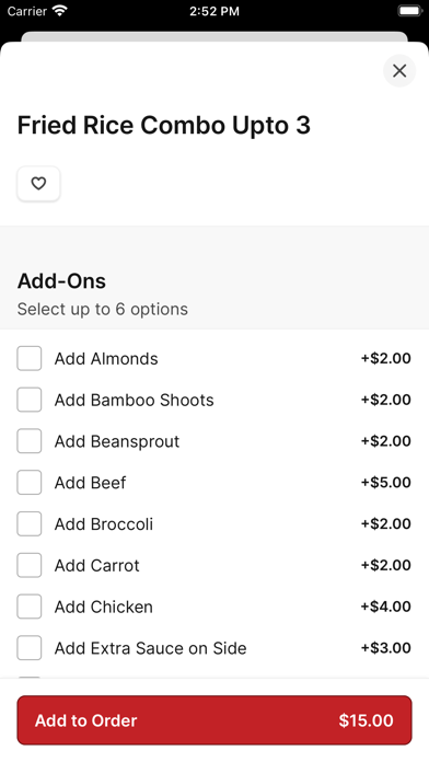 Howard Wang's Preston Hollow iPhone screenshot 4 - Food & Drink app