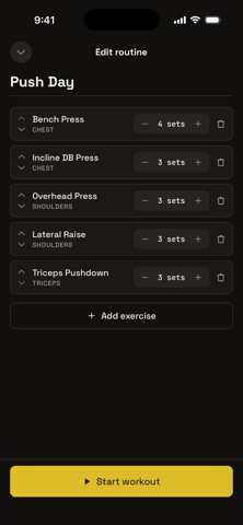 Repsmith iPhone screenshot
