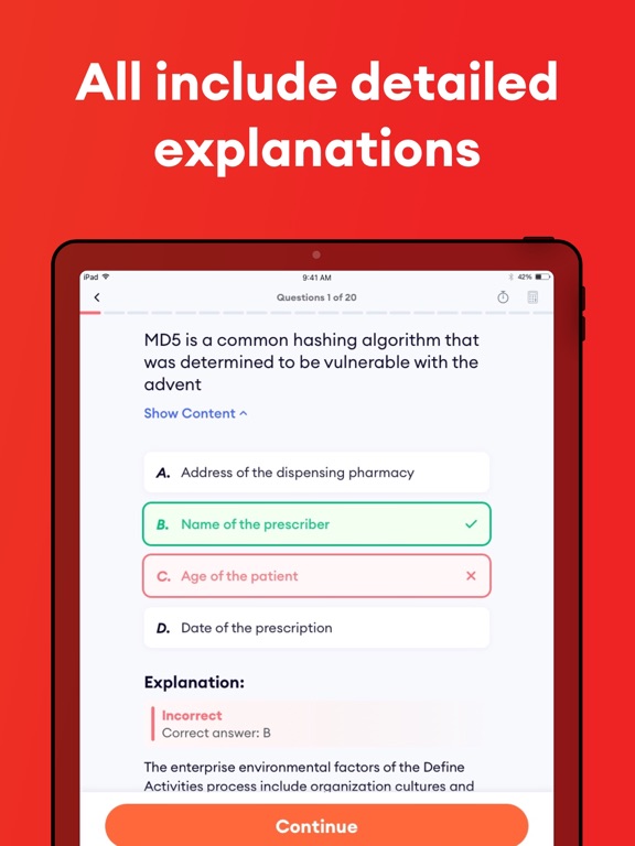 CompTIA Exam Prep 2026 iPad screenshot 3 - Education app