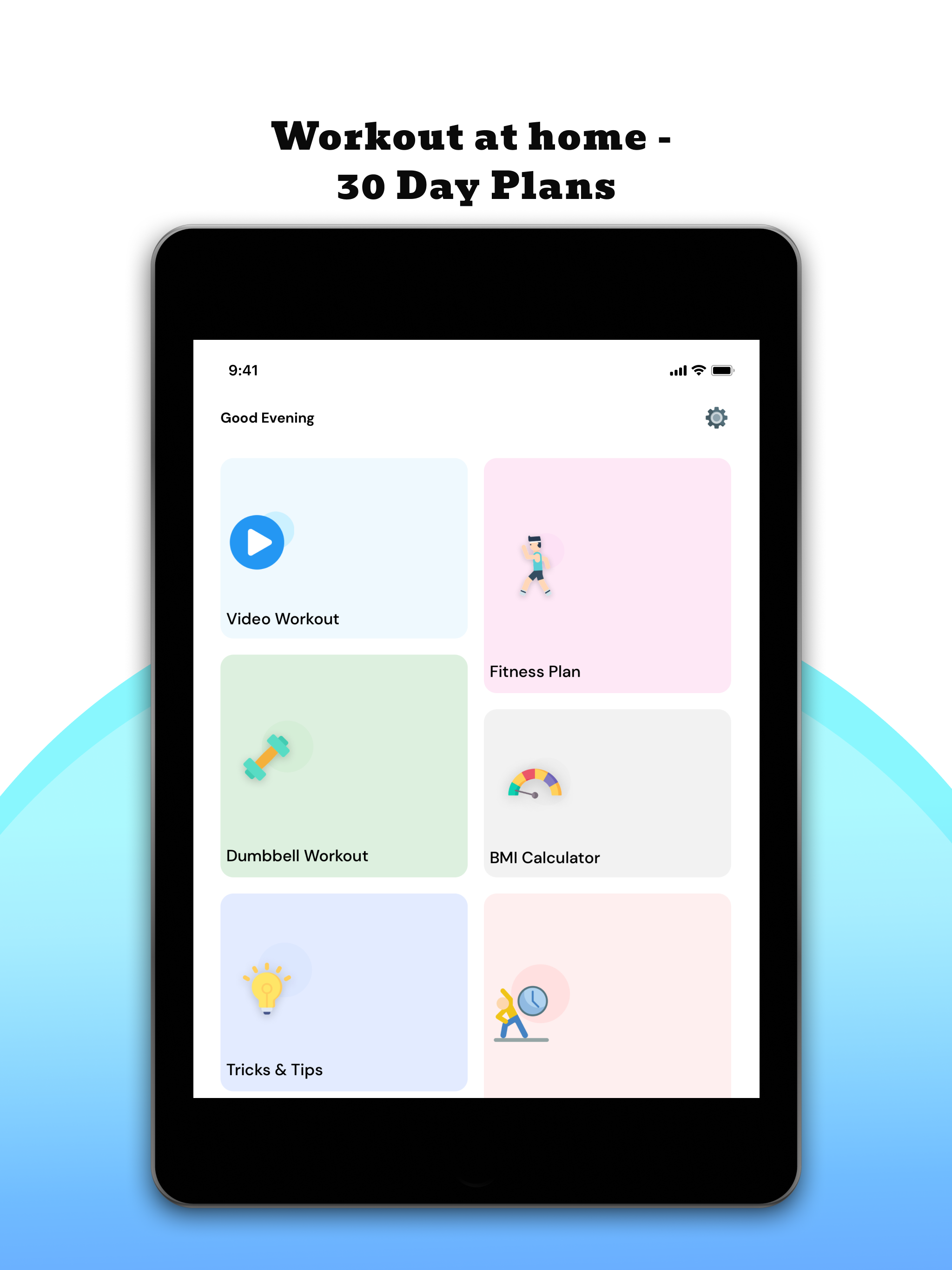 Workout: 30 Day Home Fitness