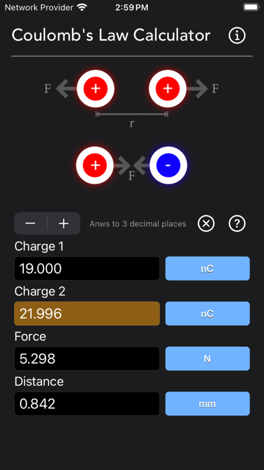 #10. Coulomb's Law Calculator (iOS) 由: Nitrio