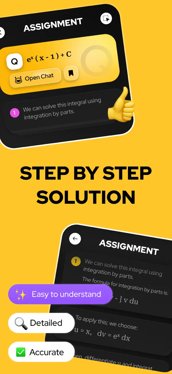 Screenshot #1 pour AI Assignment: Homework Helper