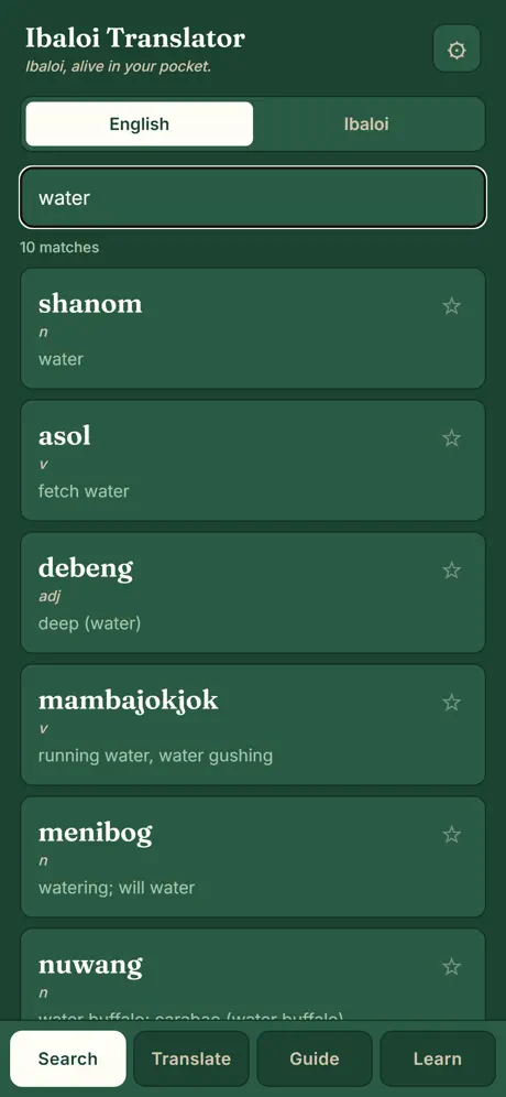 Ibaloi Translator screenshot 4