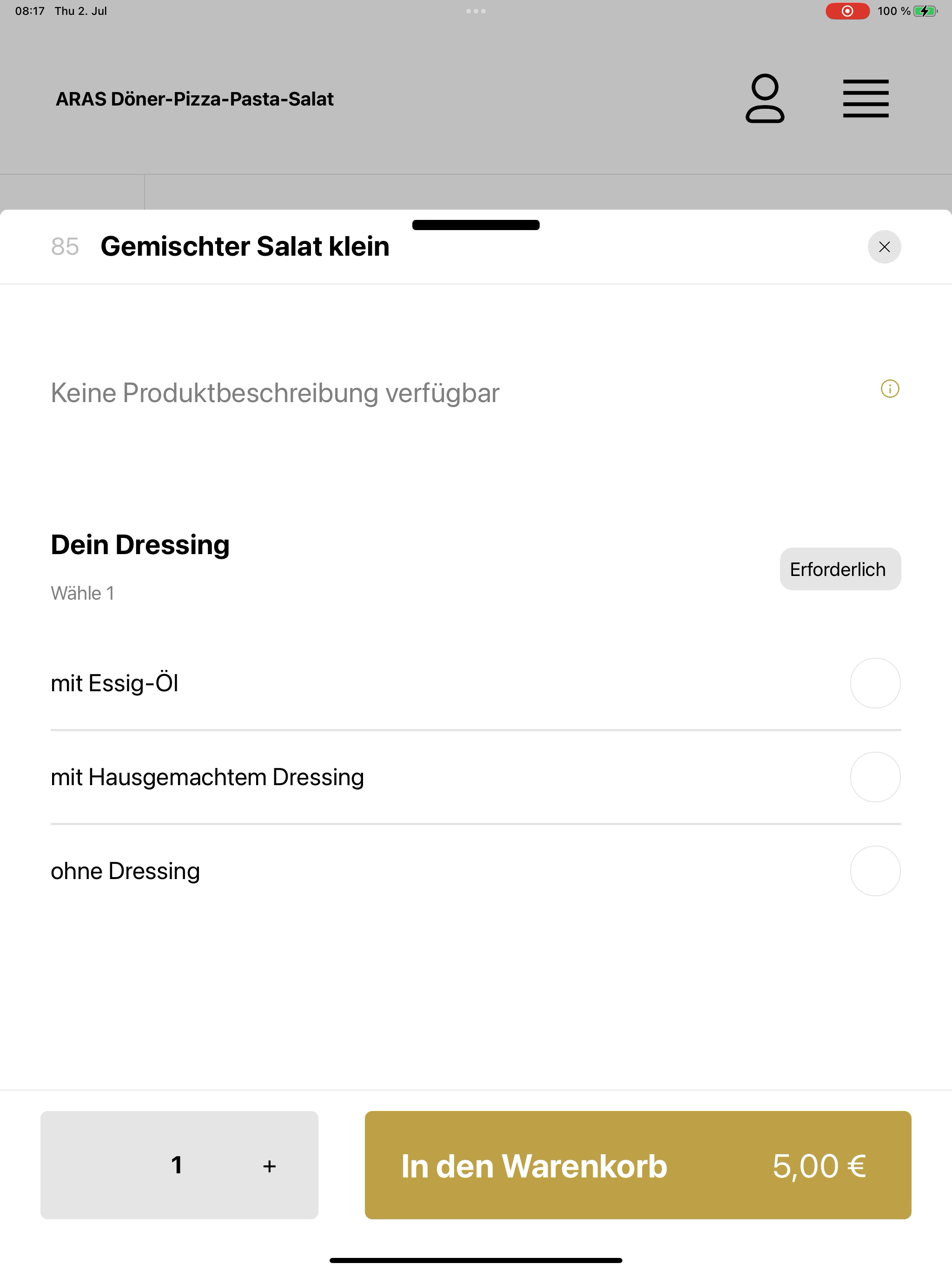 ARAS Döner-Pizza-Pasta-Salat screenshot 8