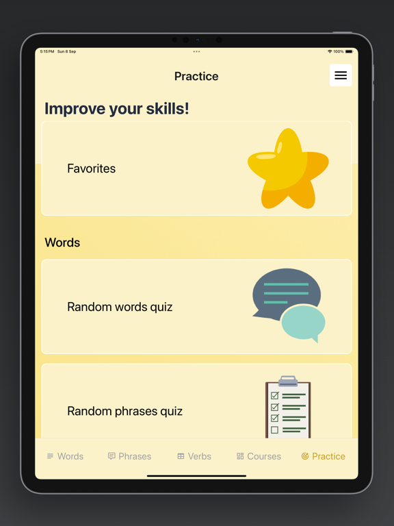 Learn Sicilian iPad screenshot 10 - Education app