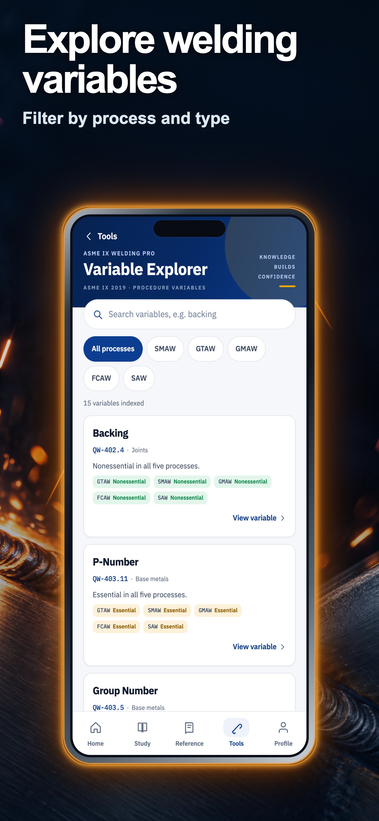 Screenshot 6 of ASME IX Welding Pro