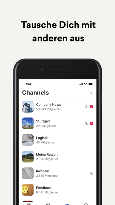 myRAFI Mitarbeiterapp screenshot