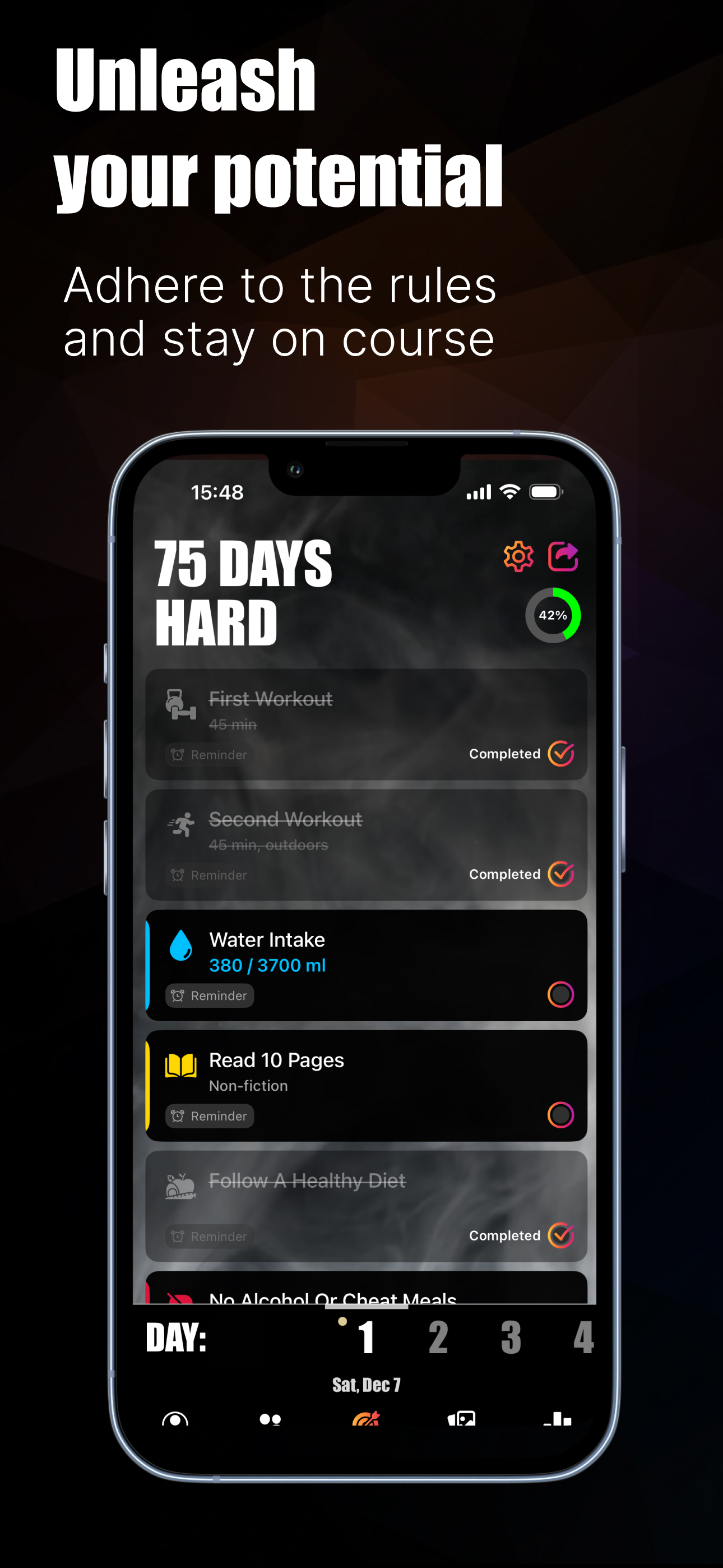 75 Days Tough Fitnes Challenge