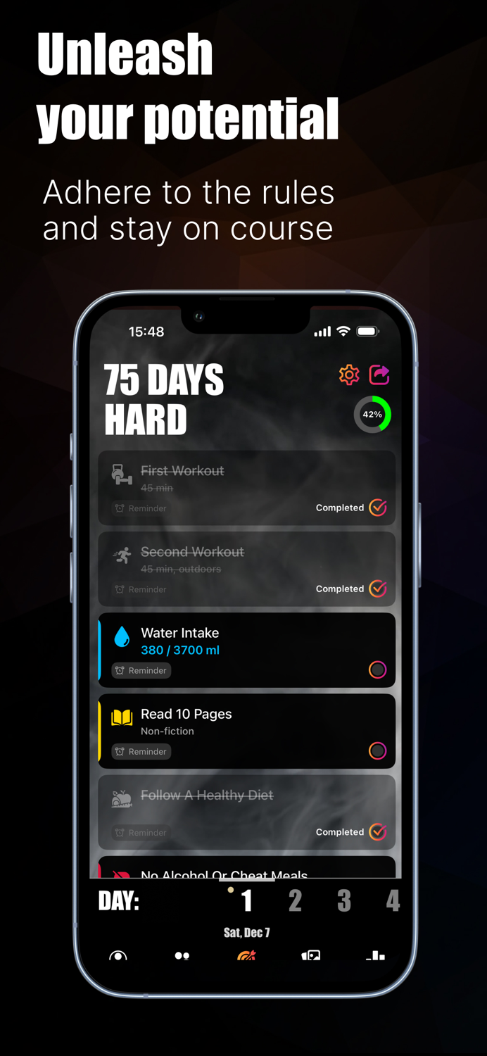 75 Days Tough Fitnes Challenge