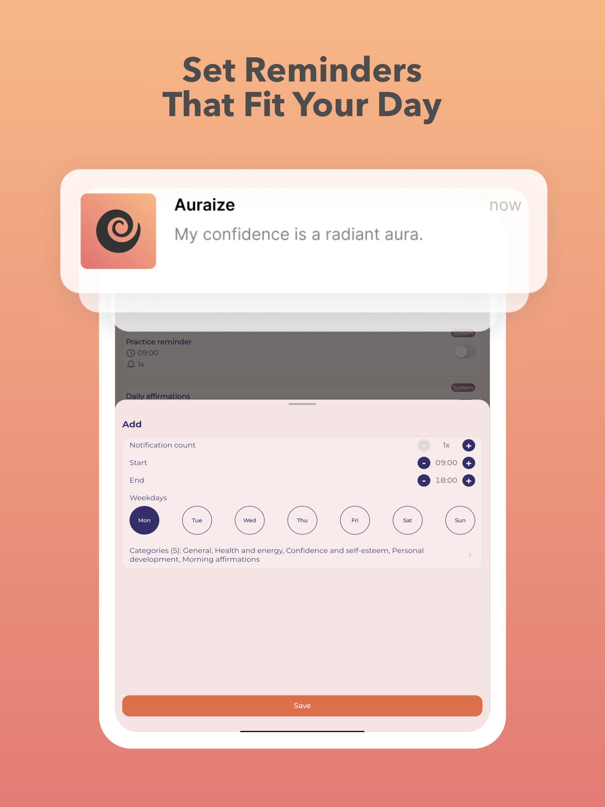 Auraize - Daily Affirmations