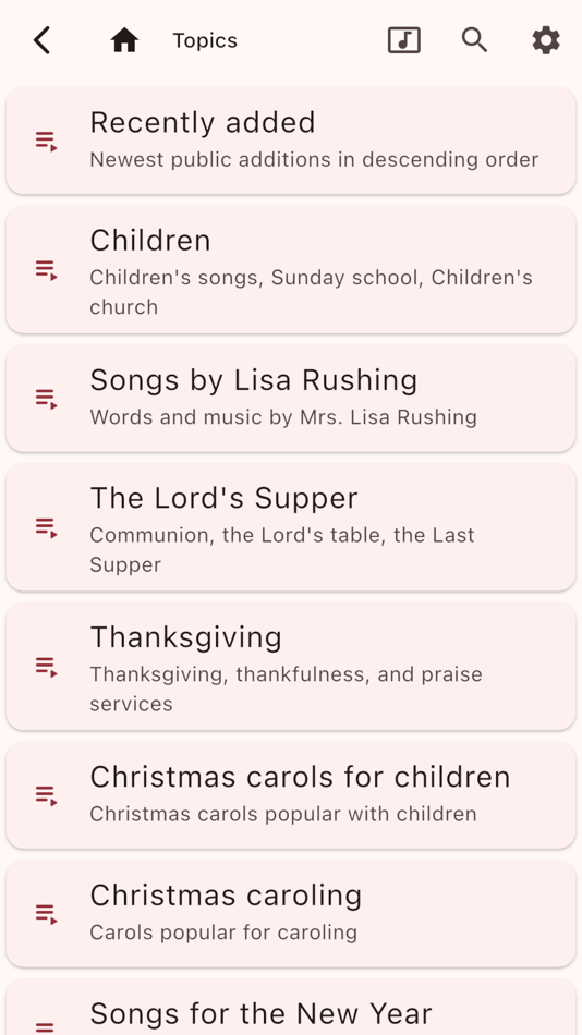 #5. Mobile Hymns Sheet Music (iOS) 由: NGC Solutions, LLC.
