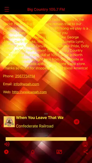 WQAH Big Country screenshot 3