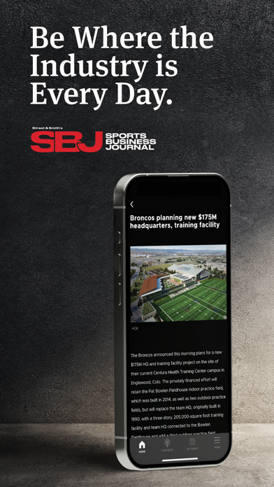 Sports Business Journal Screenshot