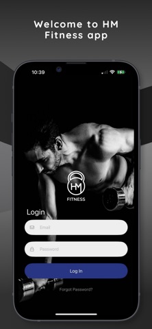 HM Fitness App screenshot