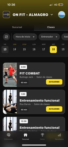ON FIT iPhone screenshot 2