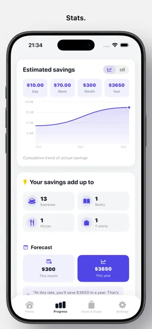 Your QuitPal screenshot 2