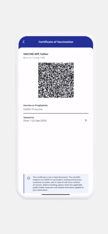 IOM Vaccine screenshot