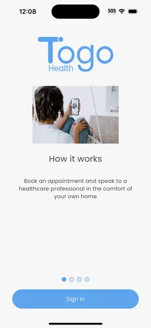 Togo Health: Mobile family med screenshot 1