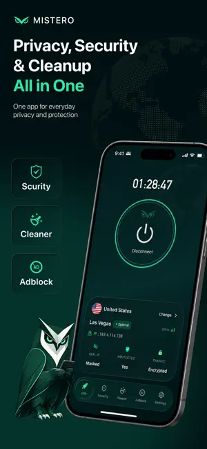 Mistero VPN: Privacy & Proxy screenshot 1