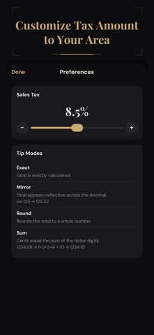 TipNoir — 小费计算器 screenshot