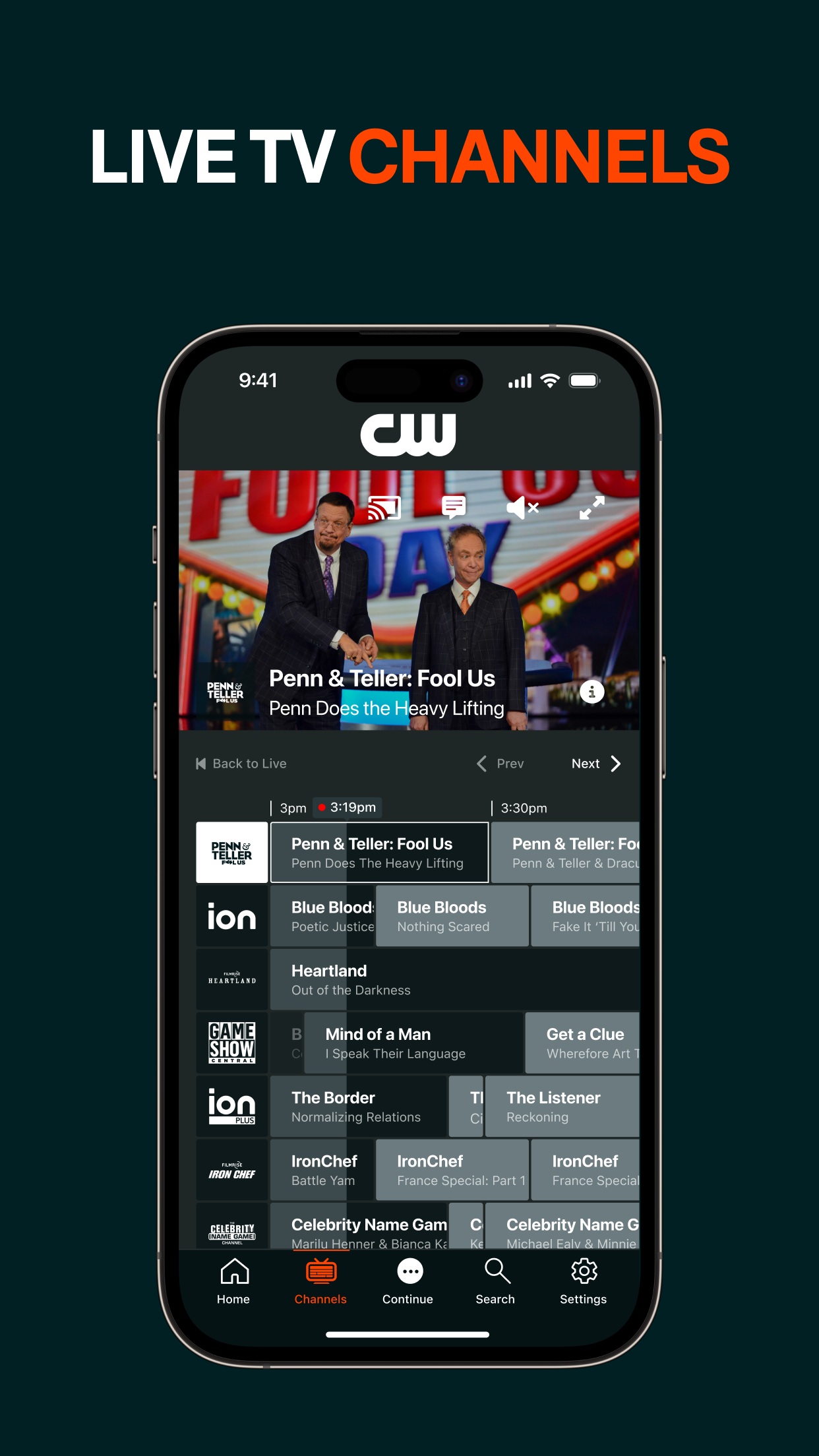 The CW screenshot 6
