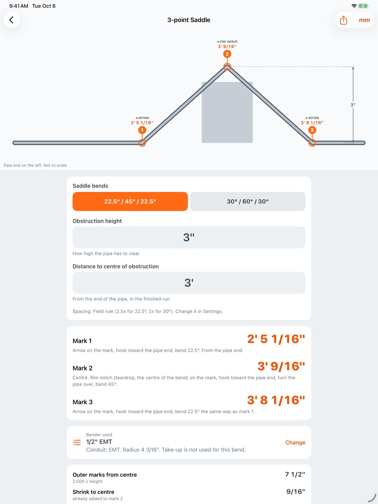 Screenshot 10 of Conduit Bend Pro