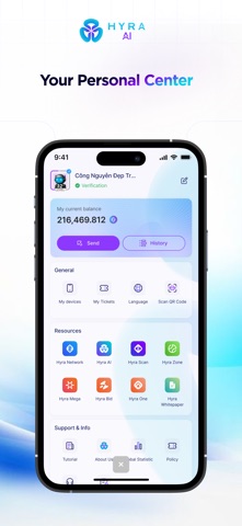 HYRA AI - AI on Edge Computing iPhone screenshot
