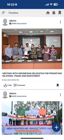 AIMA Connect screenshot