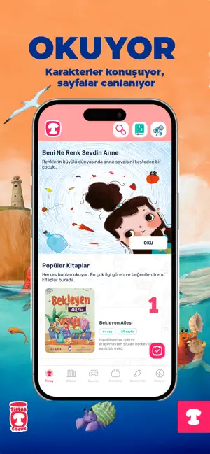 Timaş Çocuk: İnteraktif Dünya iPhone screenshot 1