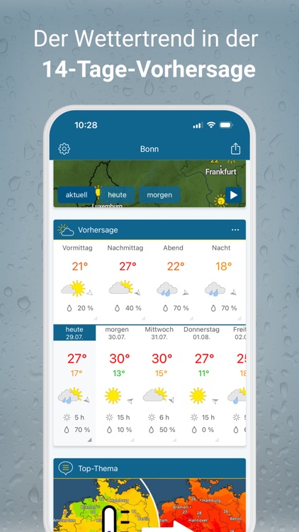 RegenRadar mit Wetterwarnungen screenshot-6