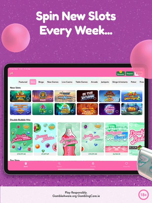 Double Bubble Bingo & Slots screenshot 12