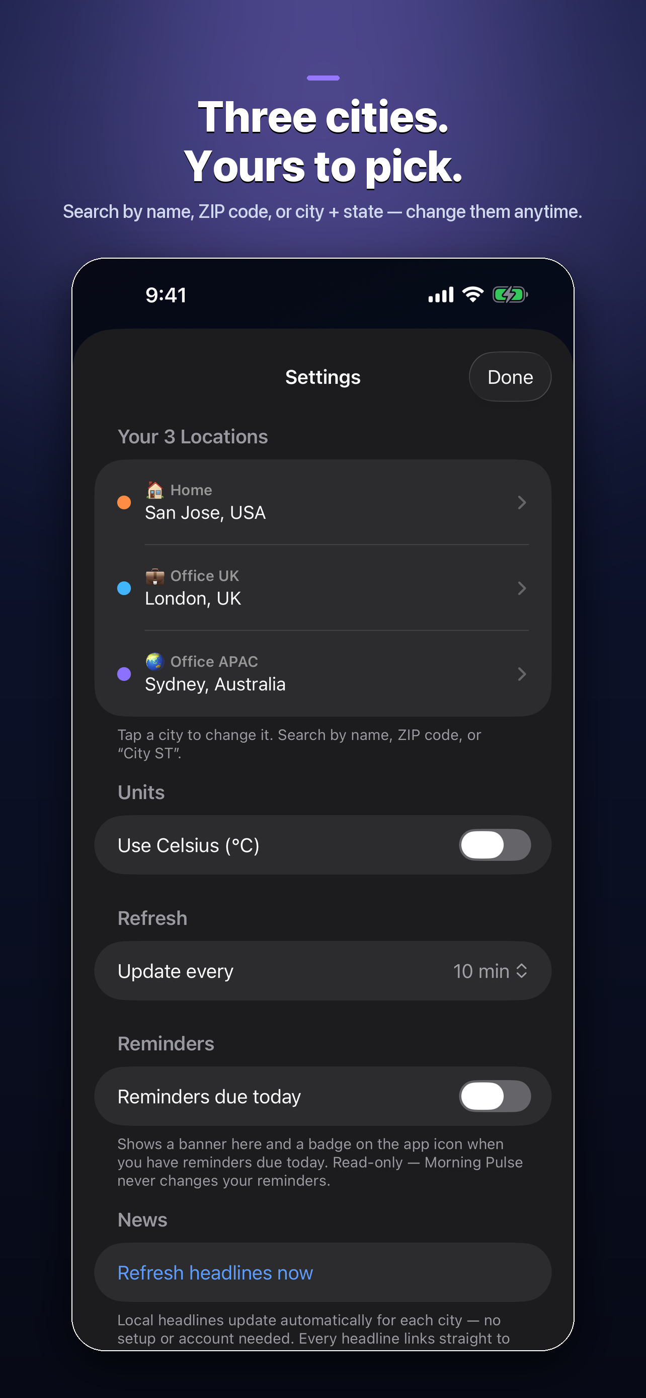 Morning Pulse screenshot 3