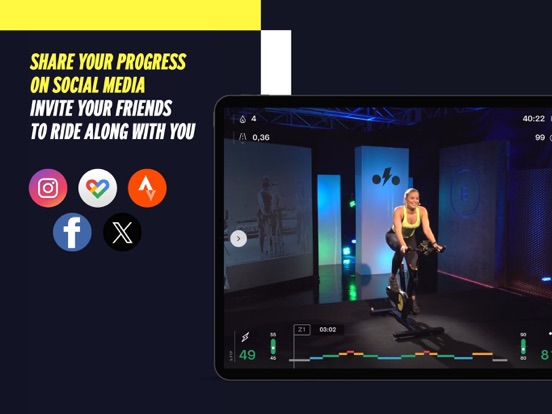 BKOOL Spin Studio iPad app afbeelding 5