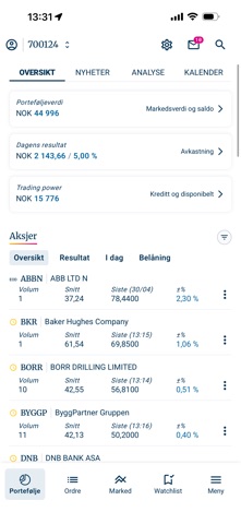 Pareto Securities screenshot