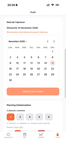 Mon Objectif Run iPhone screenshot