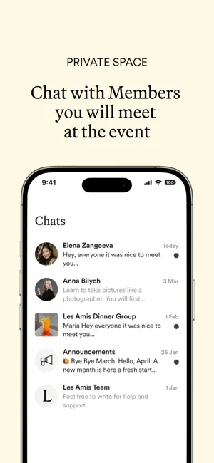 Les Amis: Connecting Women screenshot 3