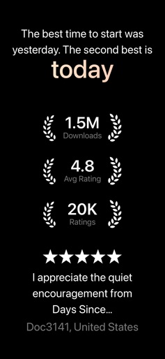 Days Since: Quit Habit Tracker screenshot 10