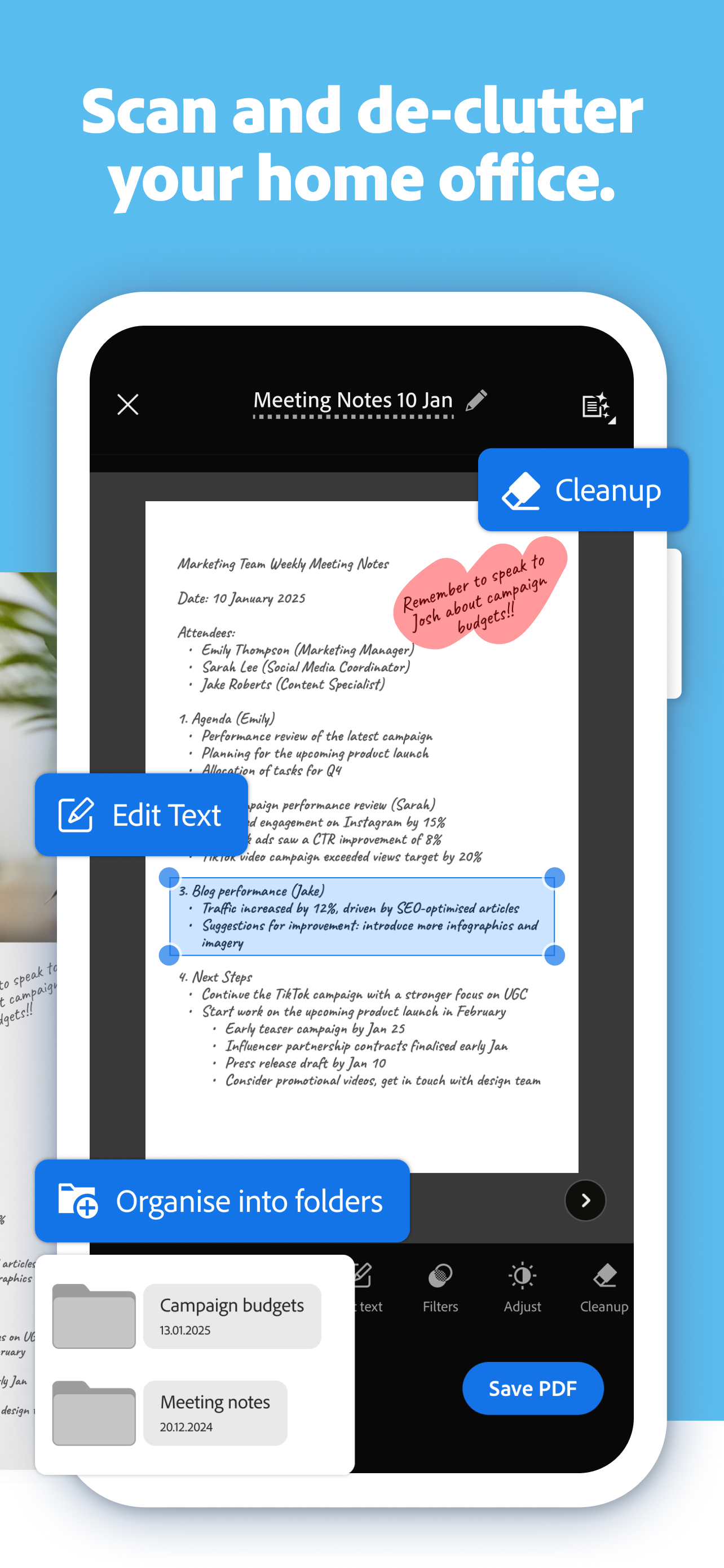 Adobe Scan: PDF & OCR Scanner