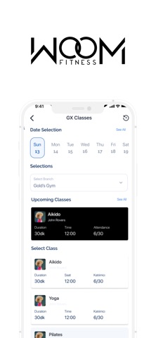 Woom Fitness screenshot