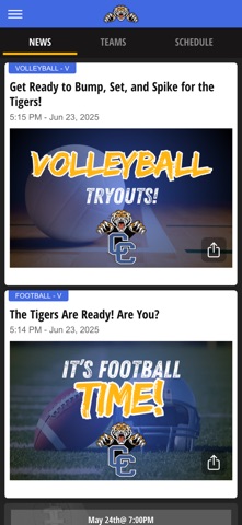 Caldwell County Tigers screenshot