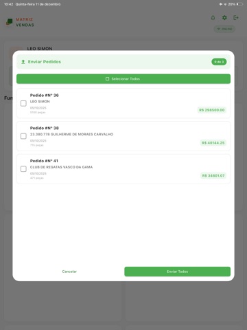 Matriz Vendas iA iPad screenshot