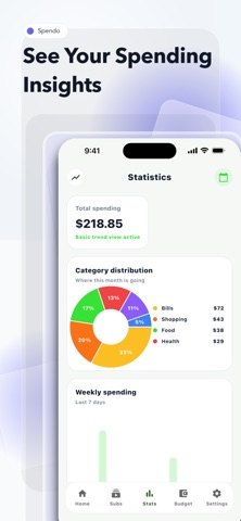 Spendo: Expense Tracker Screenshot 3 of 4