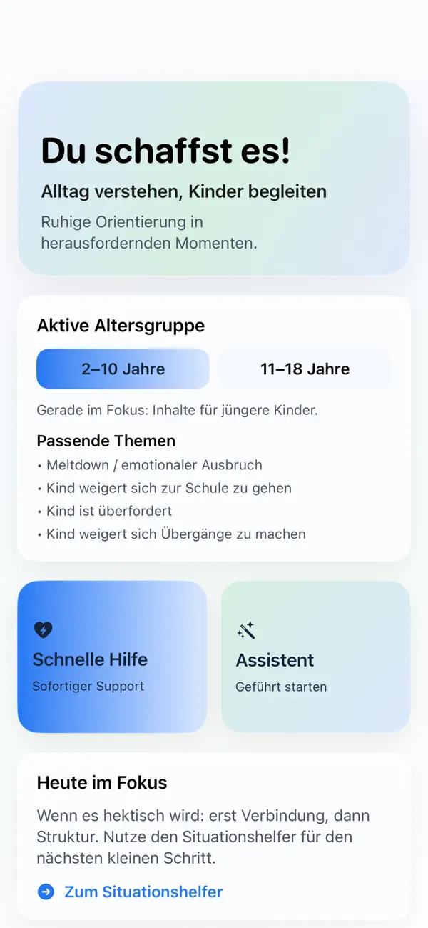 Screenshot #1 pour Elternhilfe NeuroGuide