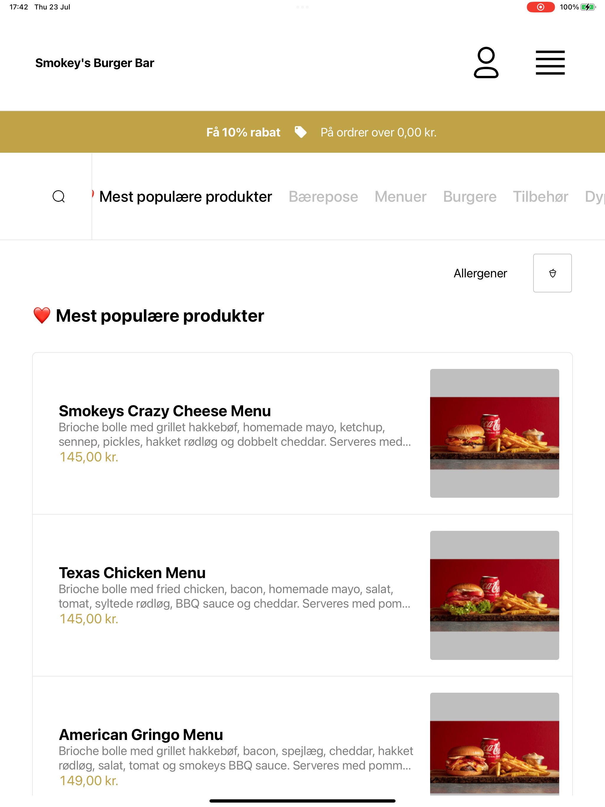 Smokey's Burger Bar screenshot 7