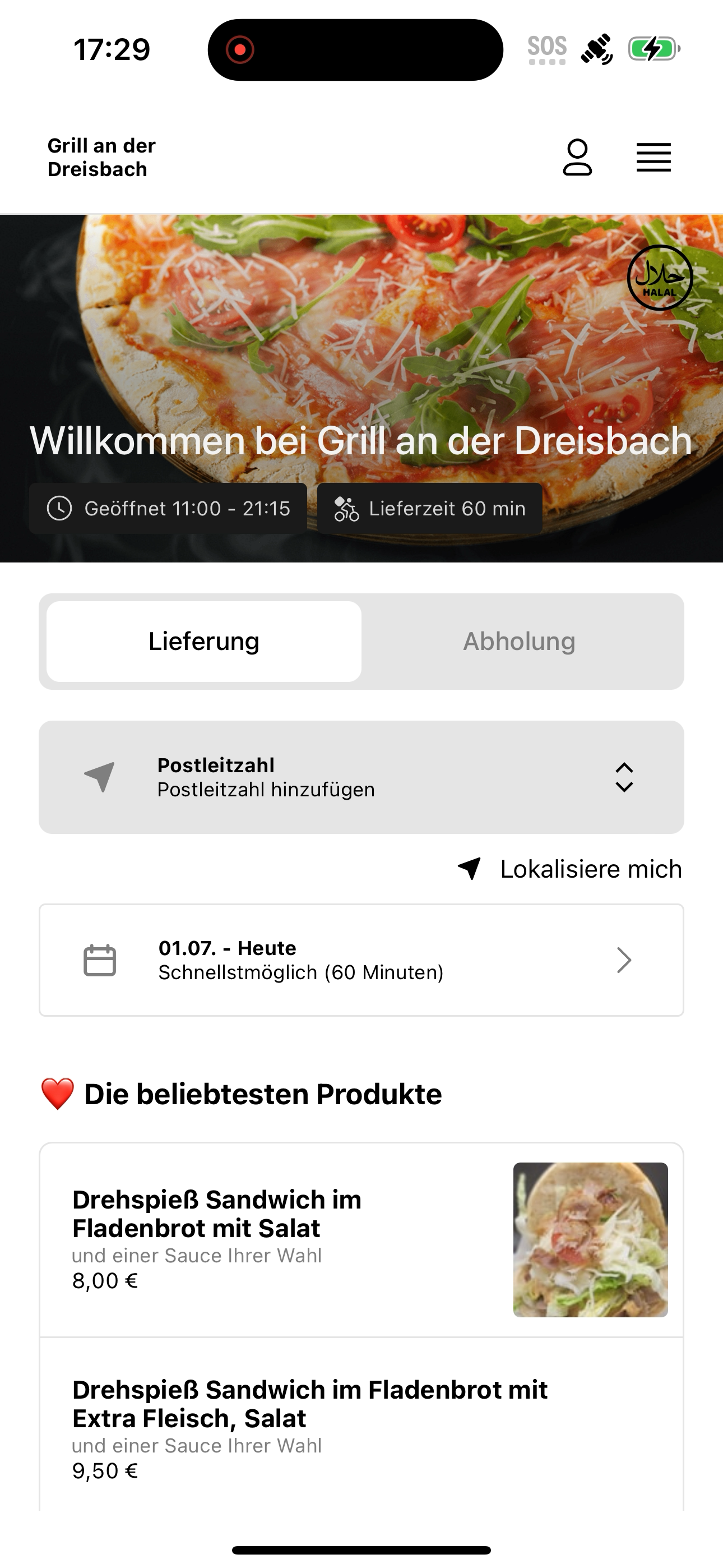 Grill an der Dreisbach